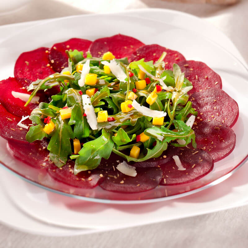 Carpaccio Von Roter Beete Mit Mango Rucola Salat Riemerschmid | Hot Sex ...